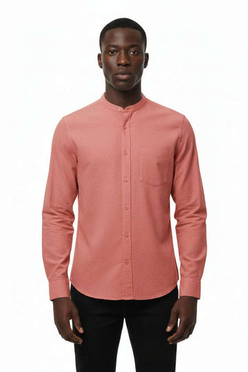 REDTAG Men's Pale Pink Casual Shirts Nawao.com
