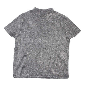 REDTAG Metallic Black High-Neck T-Shirt Nawao.com