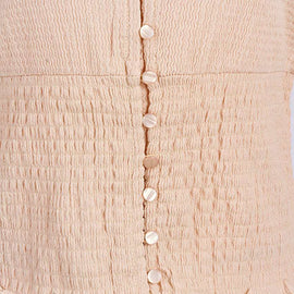 REDTAG Women's Beige Formal Jersey Tops Nawao.com