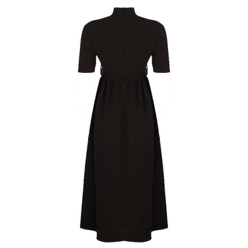 REDTAG Women's Black Casual Dresses Nawao.com
