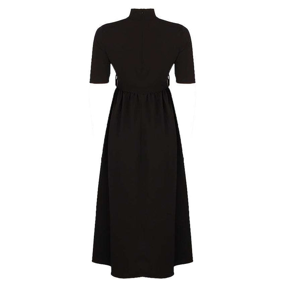 REDTAG Women's Black Casual Dresses Nawao.com
