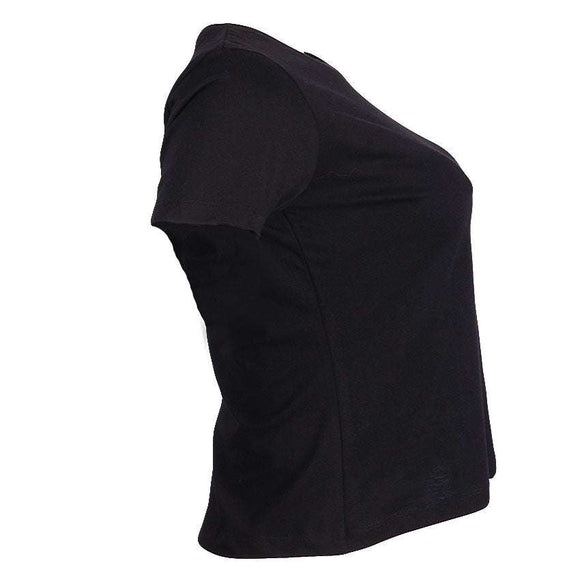 REDTAG Women's Black Casual T-Shirts Nawao.com