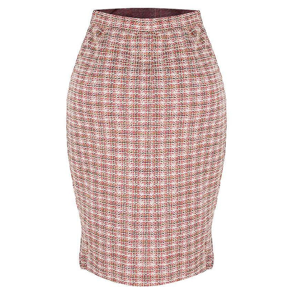 REDTAG Women's Red Casual Skirts Nawao.com